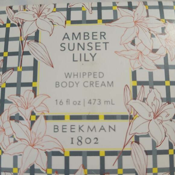 Beekman 1802 Amber Sunset Lily Whipped Body Cream 16oz NiB sealed - Picture 9 of 9